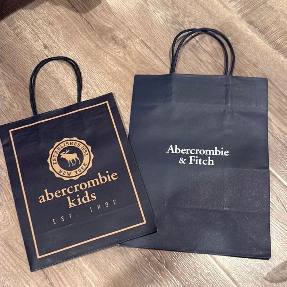 Abercrombie & Fitch and Abercrombie Kids Shopping Bags